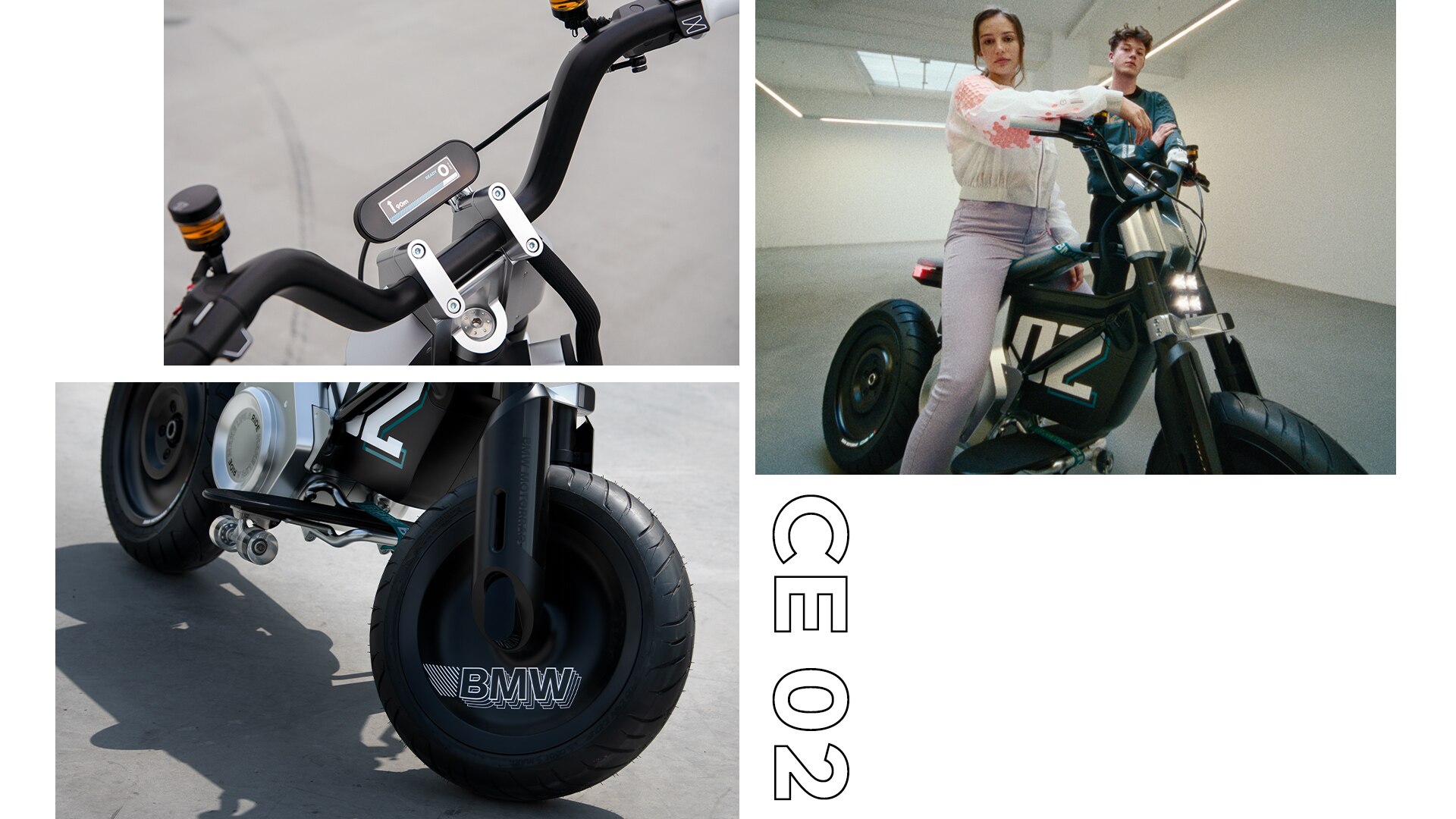 BMW Motorrad Concept CE 02의 디자인은 감성적이면서도 최소의 아름다움을 추구합니다.