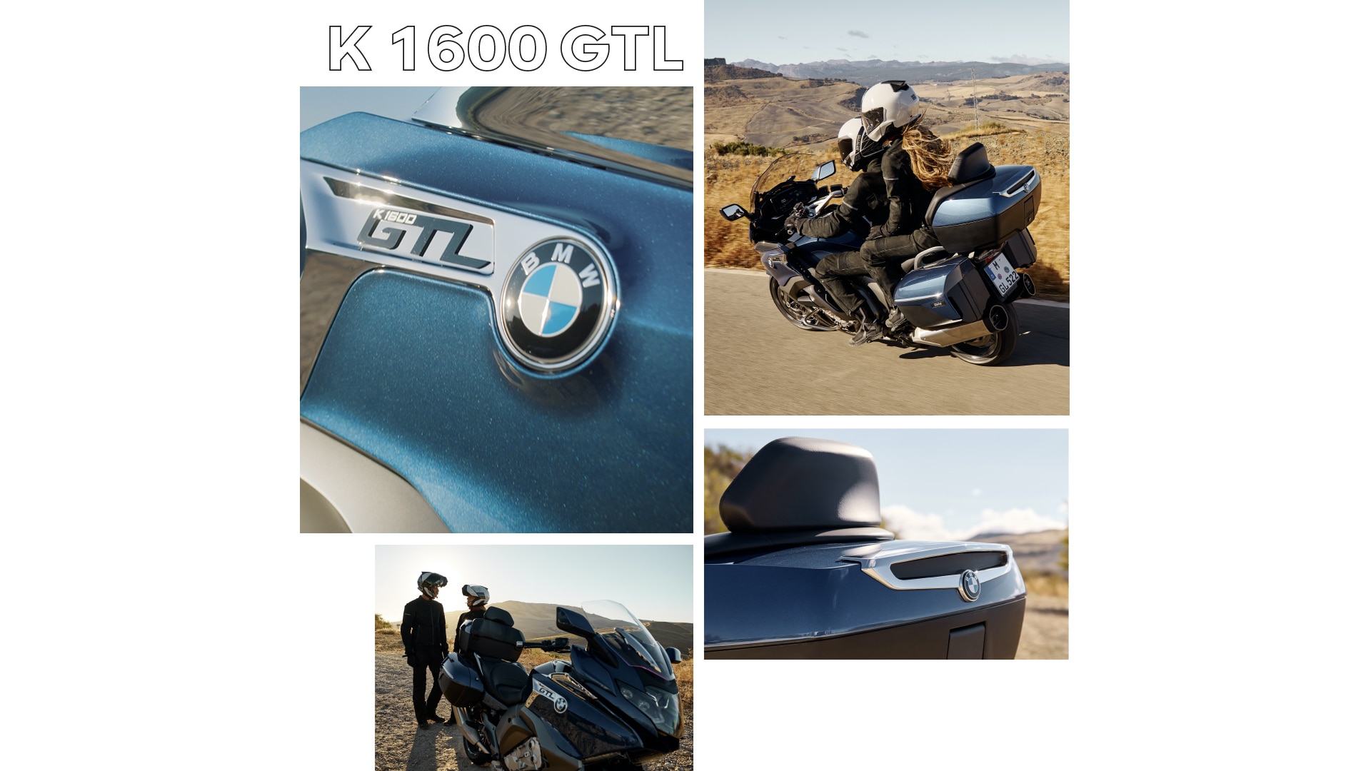 K 1600 GT 모델의 역동적인 라이딩 모습