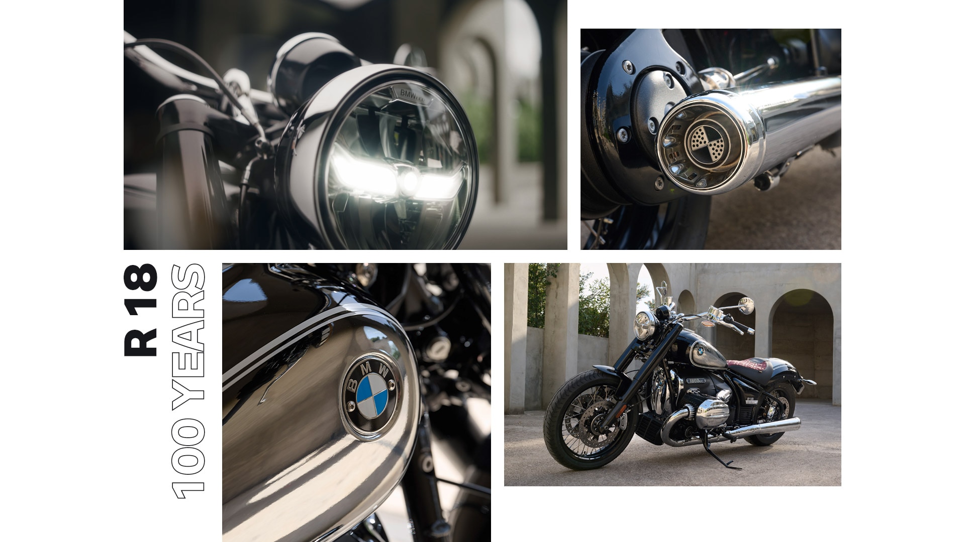 BMW Motorrad 100주년 기념 한정판 에디션 모델 BMW R 18 100 Years 