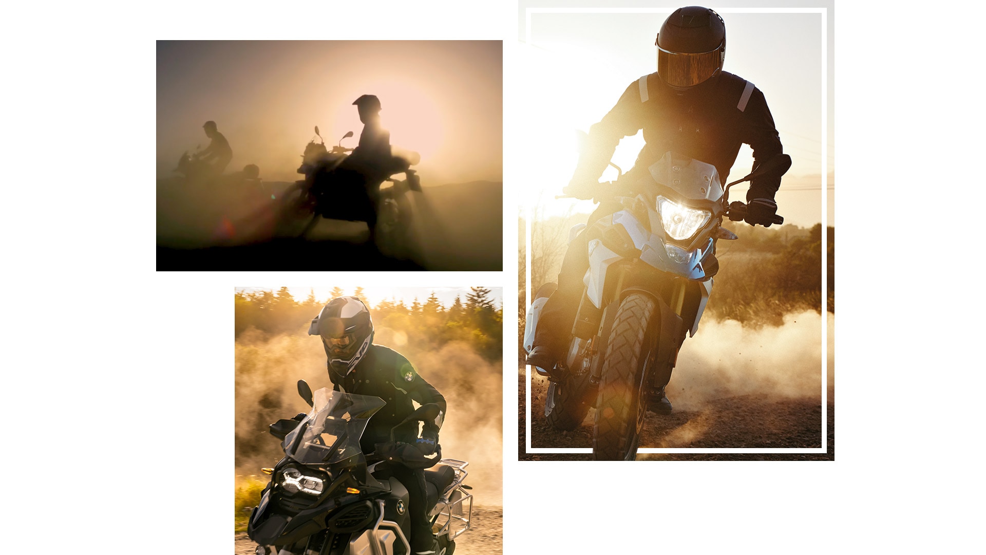 BMW Motorrad GS 모델의 콜라쥬.
