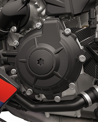 BMW Motorrad M 1000 R의 클러치 및 발전기 커버
