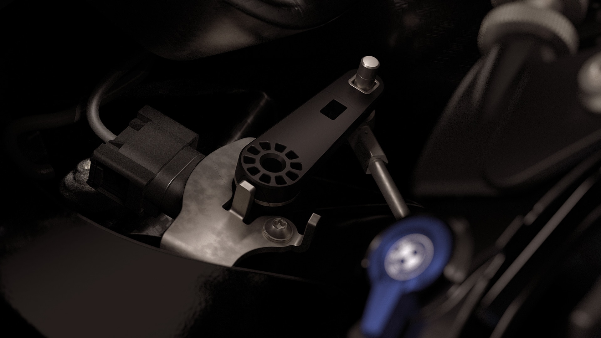 M 1000 RR의 조향각 센서