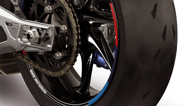 M 1000 RR 모델의 테이프 디자인 적용 M 카본 휠