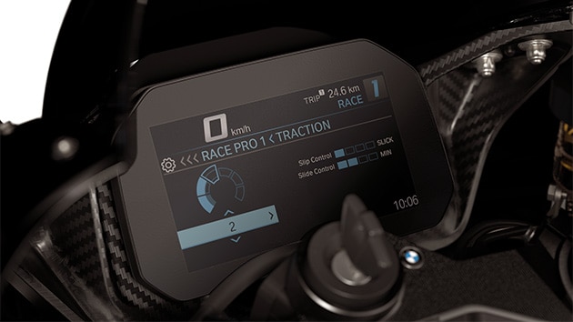 M 1000 RR의 Slip-Slide Control