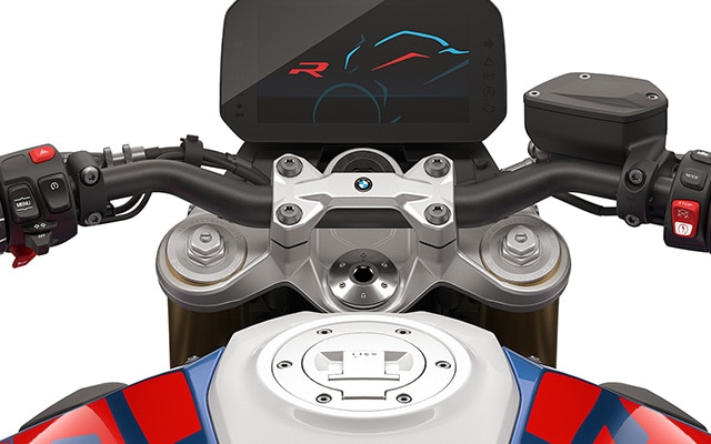 BMW Motorrad의 F 900 R에 설치된 조정식 업사이드 다운 서스펜션 포크