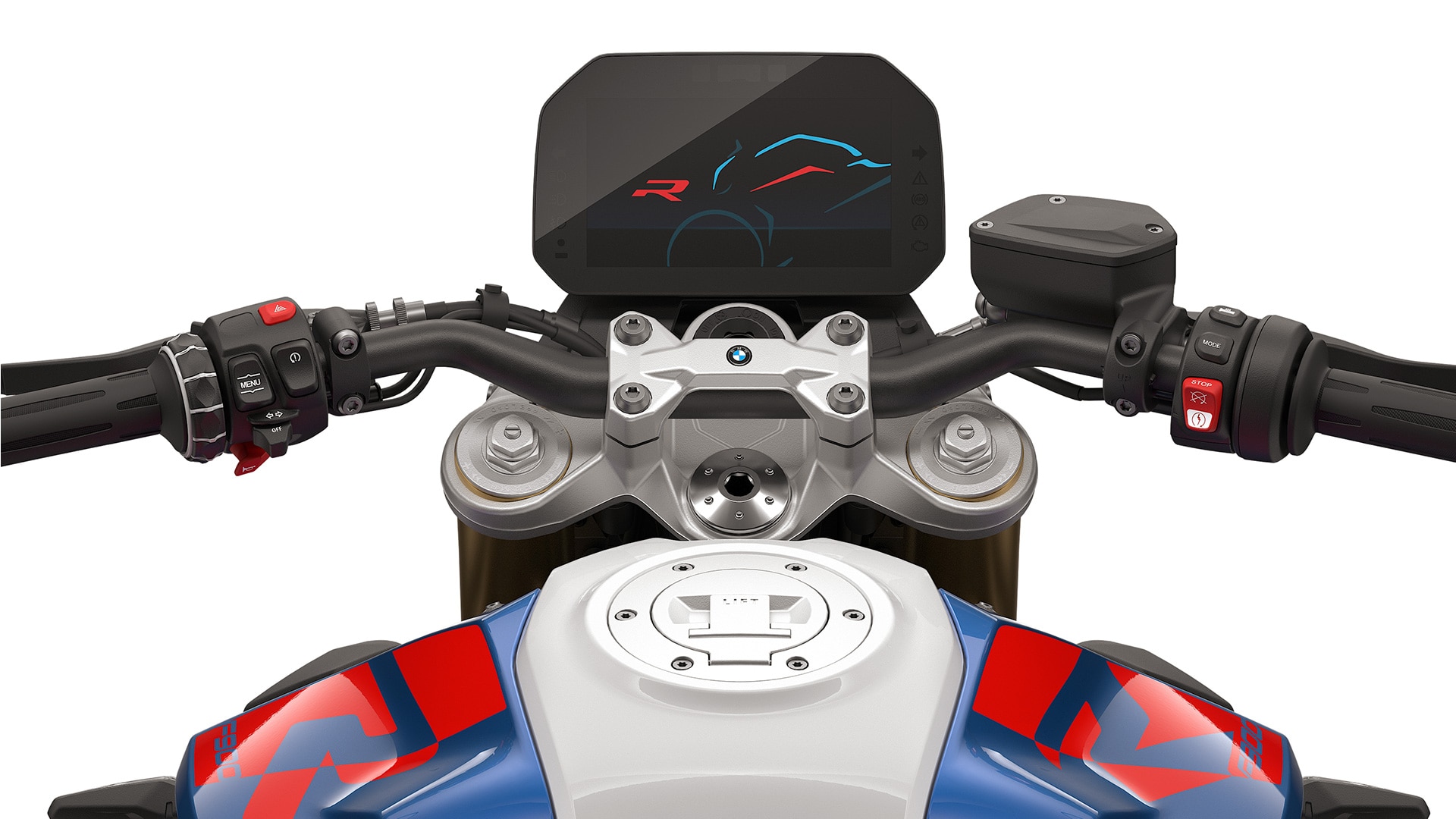 BMW Motorrad의 F 900 R에 설치된 조정식 업사이드 다운 서스펜션 포크
