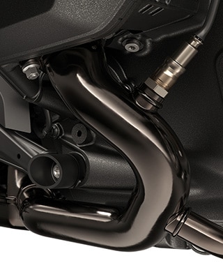 BMW Motorrad R 1300 R 모델의 배기가스 처리 시스템