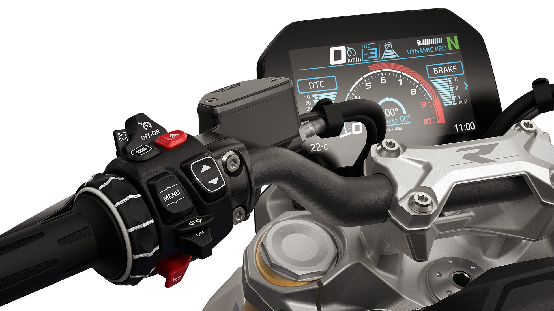 BMW Motorrad R 1300 R 모델의 DTC-Shift