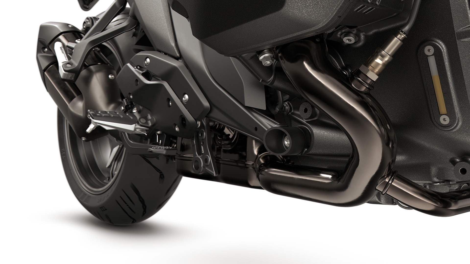 BMW Motorrad R 1300 R 모델의 배기가스 처리 시스템