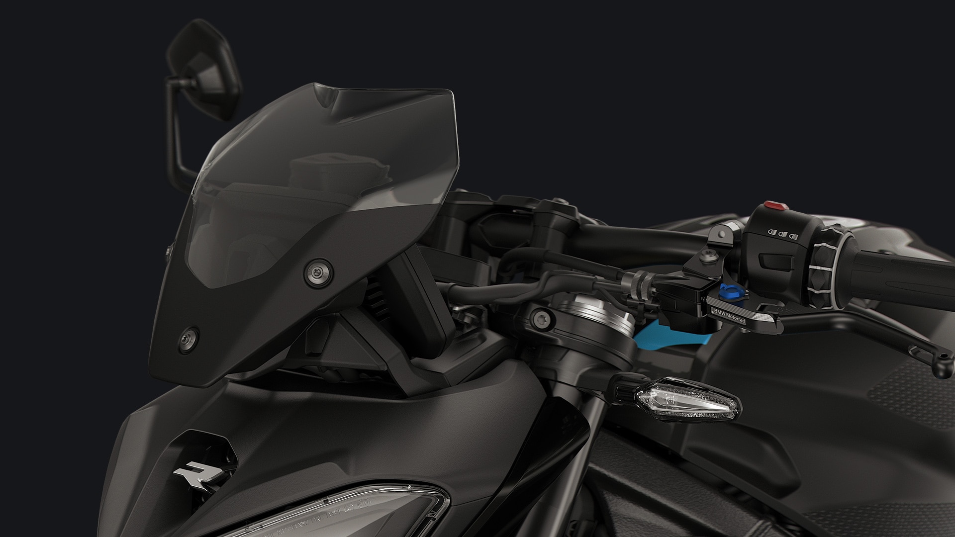 옵션으로 제공되고 틴팅 처리된 Sport 윈드 쉴드